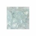 Calle Recycled Chunky Glass Crystal Teal - Small - 0.25-0.5 in. - 5 lbs CA2756690